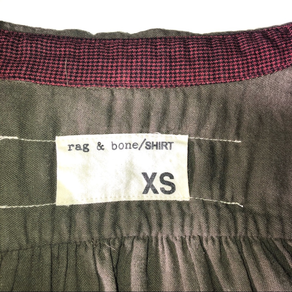 Rag & Bone Women’s Tomboy Shirt Army Green XS - Picture 8 of 8
